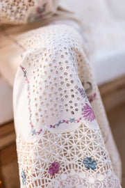 ORGANZA CUTWORK EMBROIDERED DUPATTA AND TROUSER BP-00079