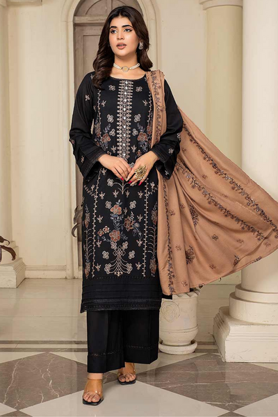 3PC Embroidered BP00025