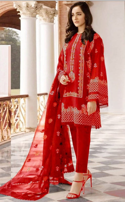 3PC Embroidered BP00036