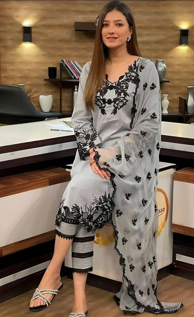 3PC Embroidered BP00038