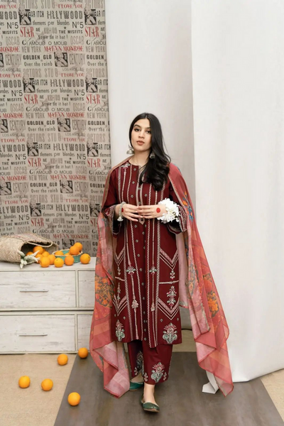 3PC Embroidered BP00015