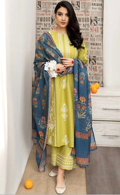 3PC Embroidered BP00020