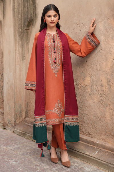 3PC Embroidered BP00021
