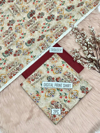PRINT LAWN 2PC BP0008