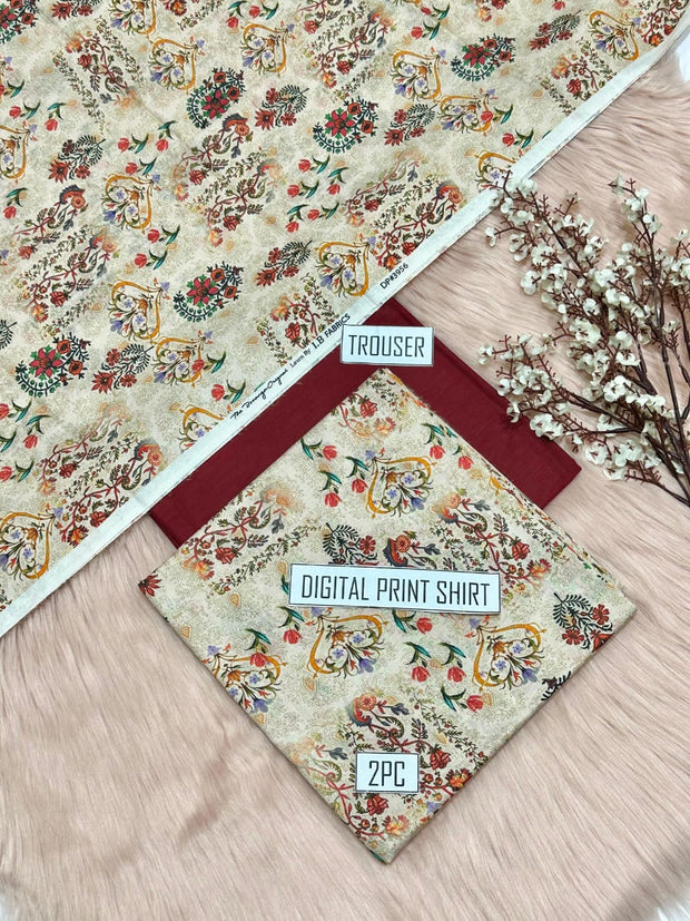 PRINT LAWN 2PC BP0008