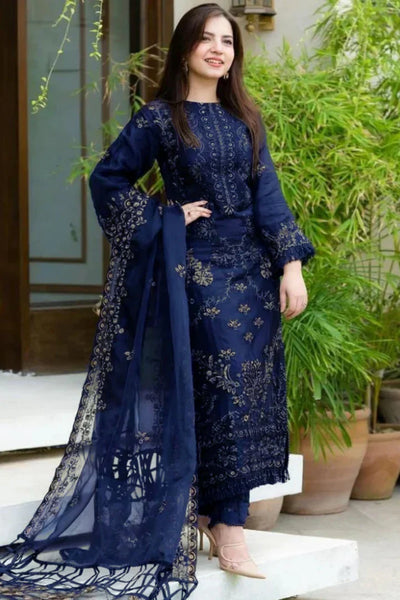 3PC Embroidered BP00077