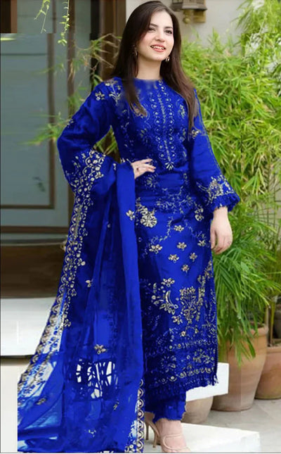 3PC Embroidered BP00075