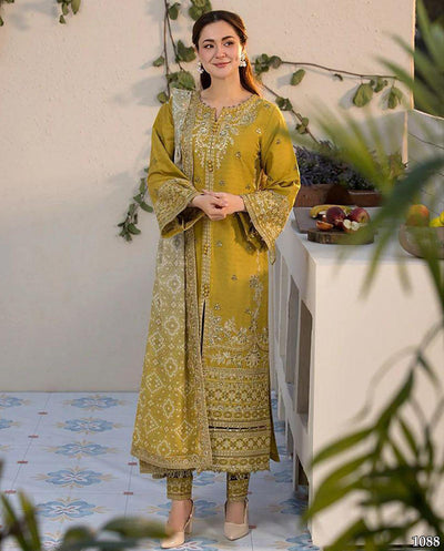 3PC Embroidered BP00017